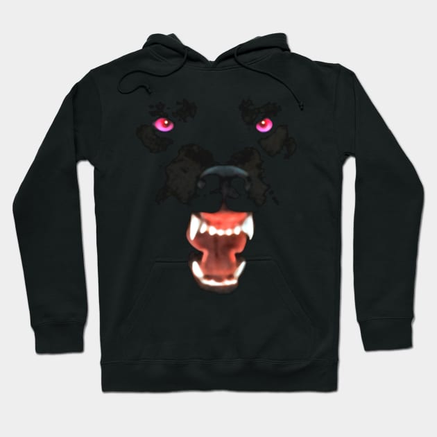 Black Wolf Hoodie by MalcolmKirk